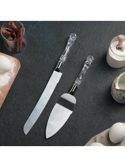 Набор кондитерский «Стиль», 2 предмета: лопатка 25 см, нож 31 см