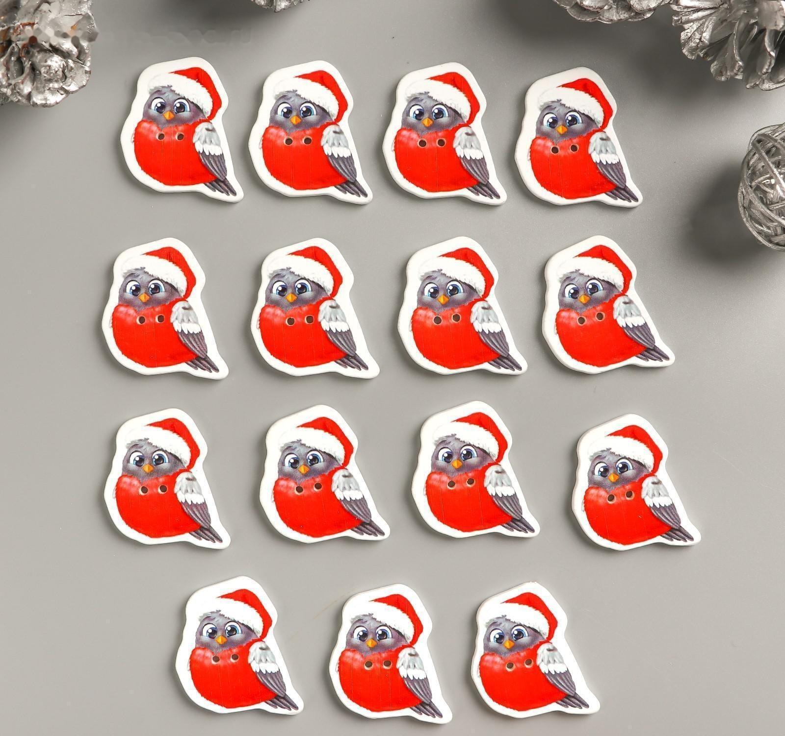 Набор пуговиц для творчества дерево 