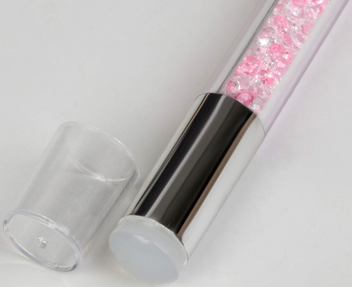 Двусторонняя ручка для аэропуффинга и стемпинга, 14,5 см, цвет МИКС