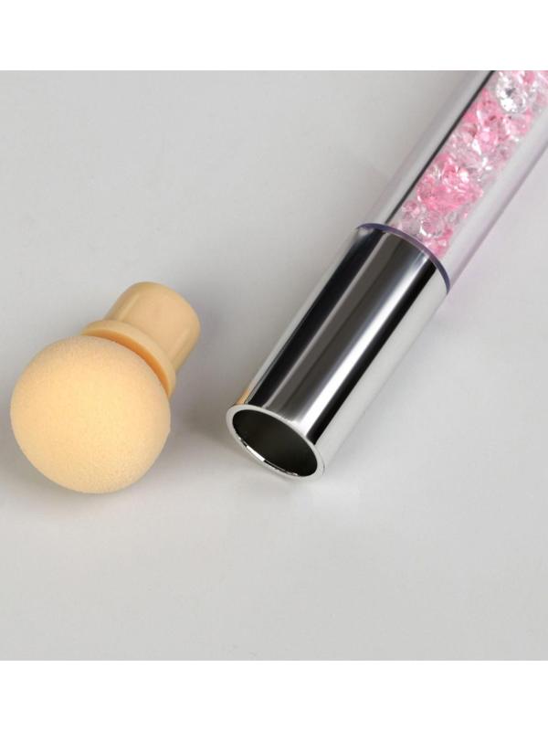 Двусторонняя ручка для аэропуффинга и стемпинга, 14,5 см, цвет МИКС