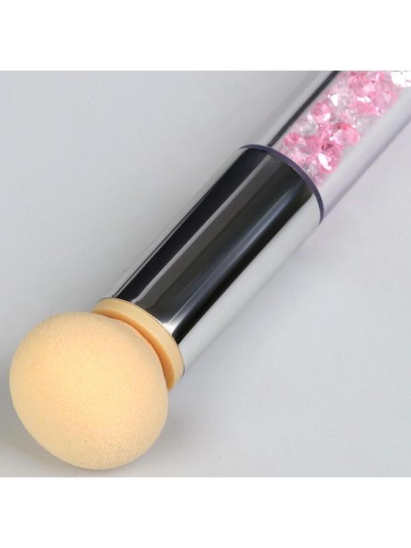 Двусторонняя ручка для аэропуффинга и стемпинга, 14,5 см, цвет МИКС