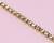 Цепь со стразами, 2 мм, 9 ± 1 м, цвет золотой