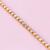 Цепь со стразами, с голографией, 2 мм, 9 ± 1 м, цвет золотой