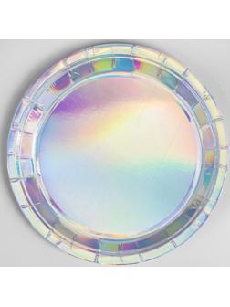 Тарелка бумажная, набор 6 шт.