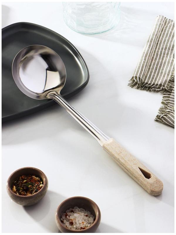 Половник из нержавеющей стали Доляна «Соната», 150 мл, h=34 см