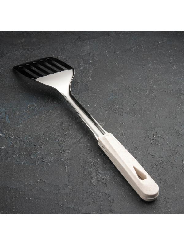 Лопатка из нержавеющей стали Доляна «Соната», h=35,5 см