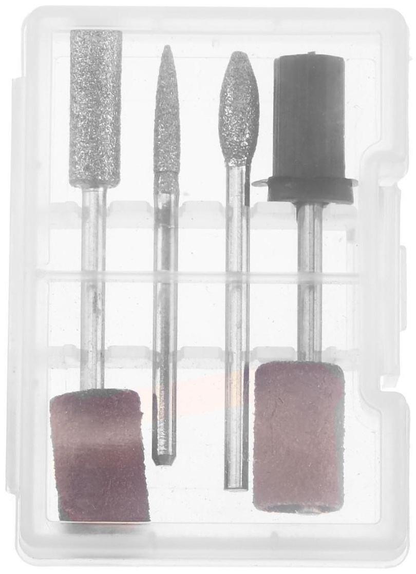 Аппарат для маникюра и педикюра JessNail DM-206, 4 насадки, 35 000 об/мин, бело-розовый