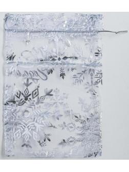 Мешочек подарочный органза «С Новым годом!», 20 × 30 см