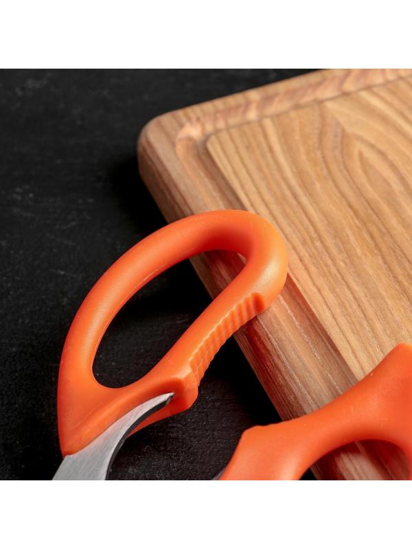 Ножницы кухонные Доляна «Фил», 22 см, универсальные 6 в1