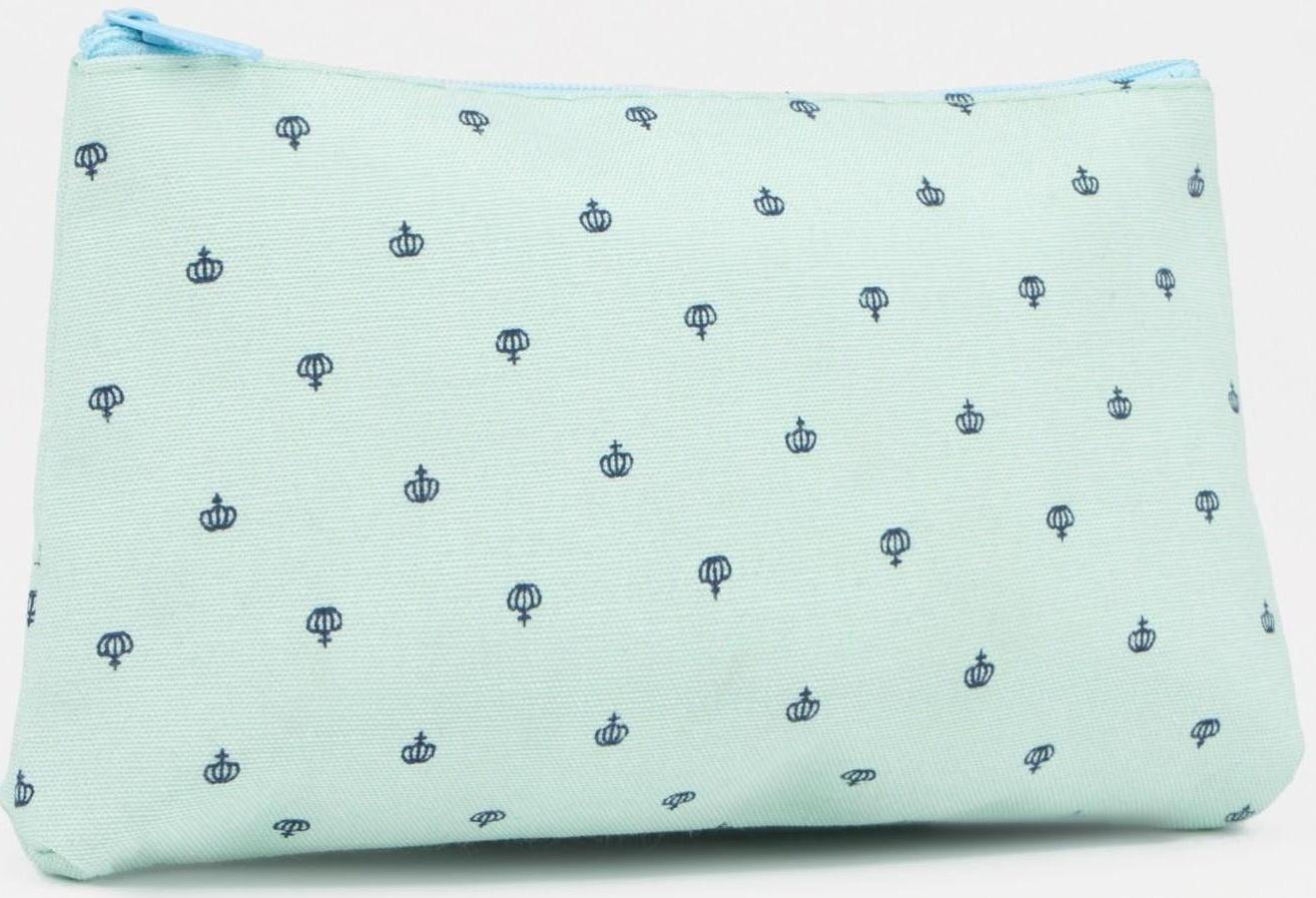 Косметичка на молнии, цвет мятный