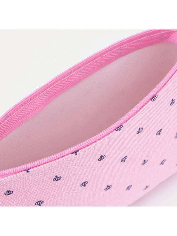 Косметичка на молнии, цвет розовый