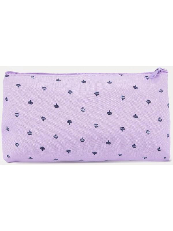 Косметичка на молнии, цвет сиреневый