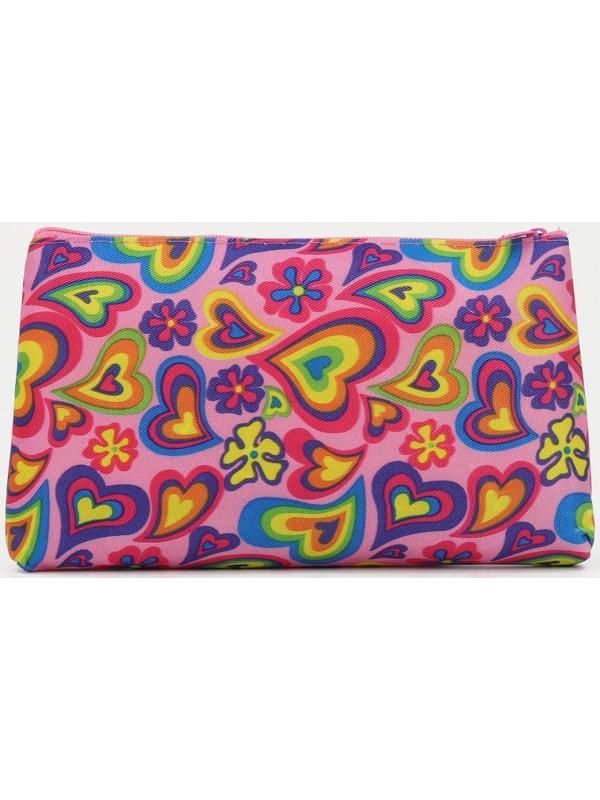 Косметичка на молнии, цвет розовый