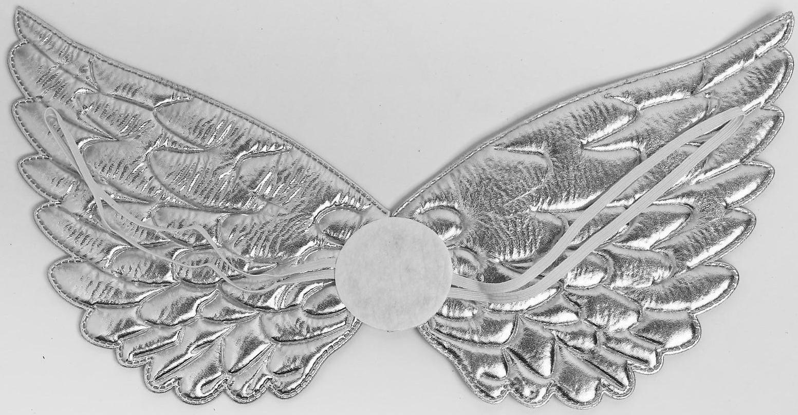 Карнавальные крылья «Ангелочек», для детей, цвет серебристый