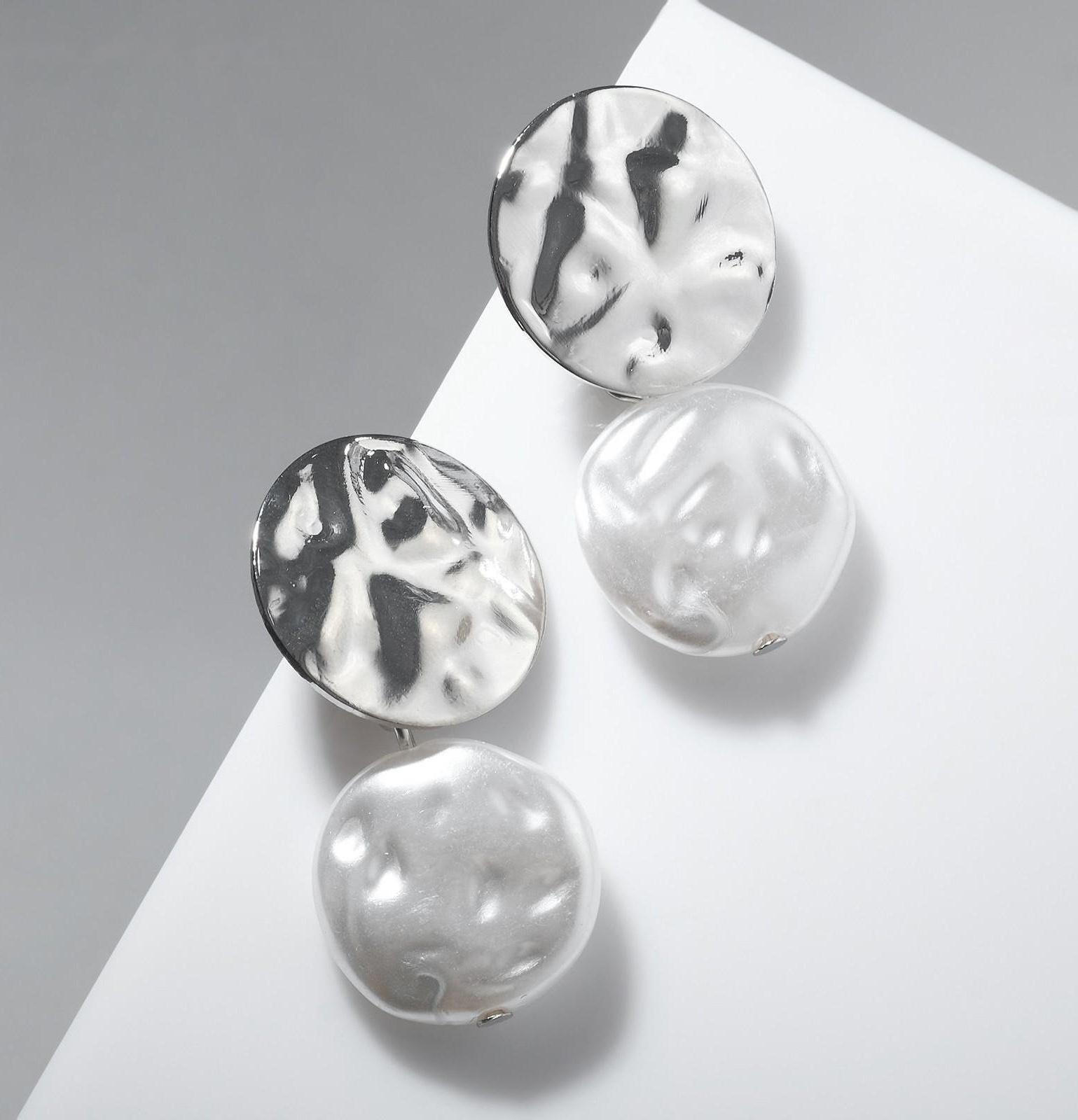 Серьги с жемчугом 