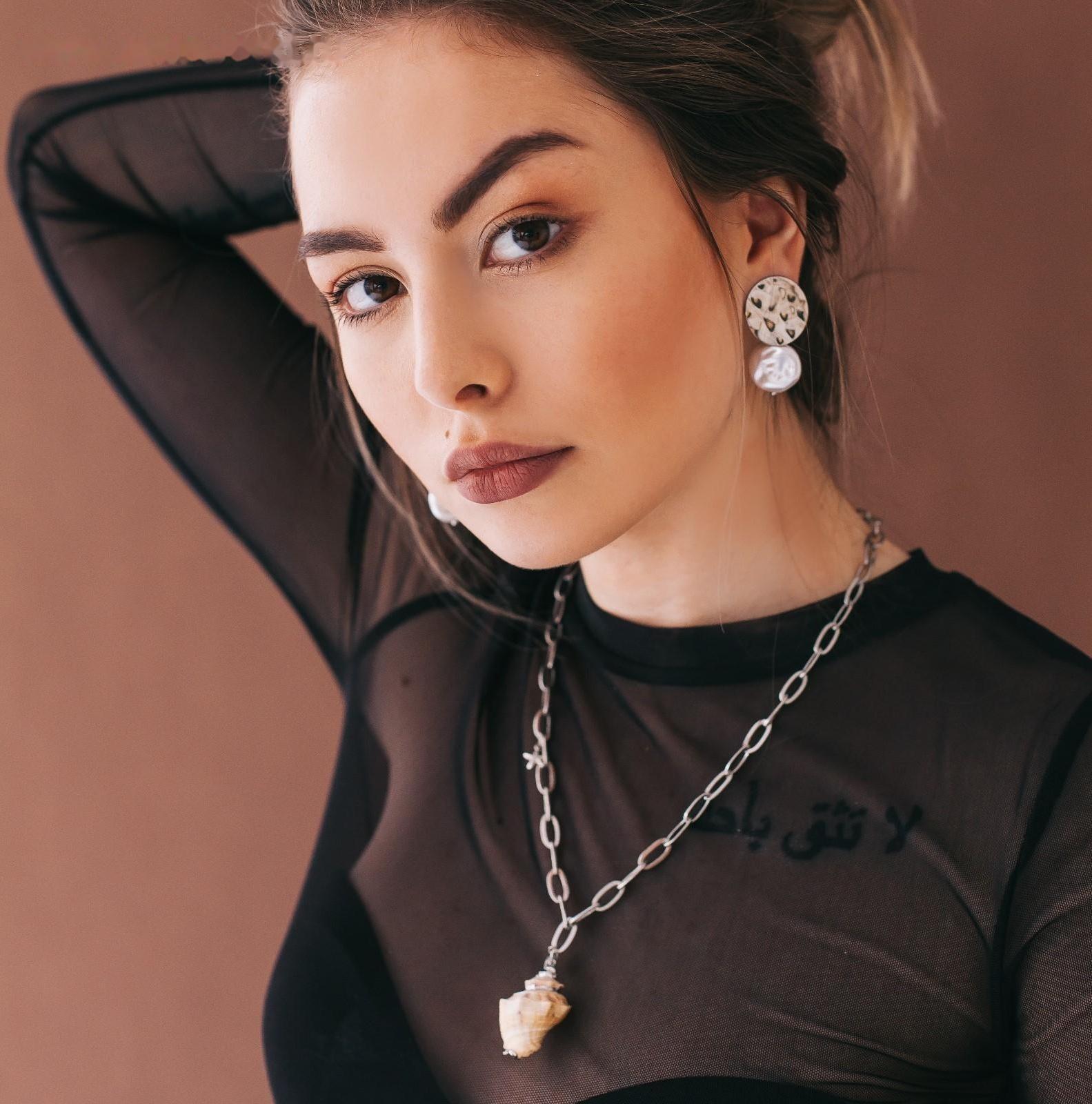 Серьги с жемчугом 