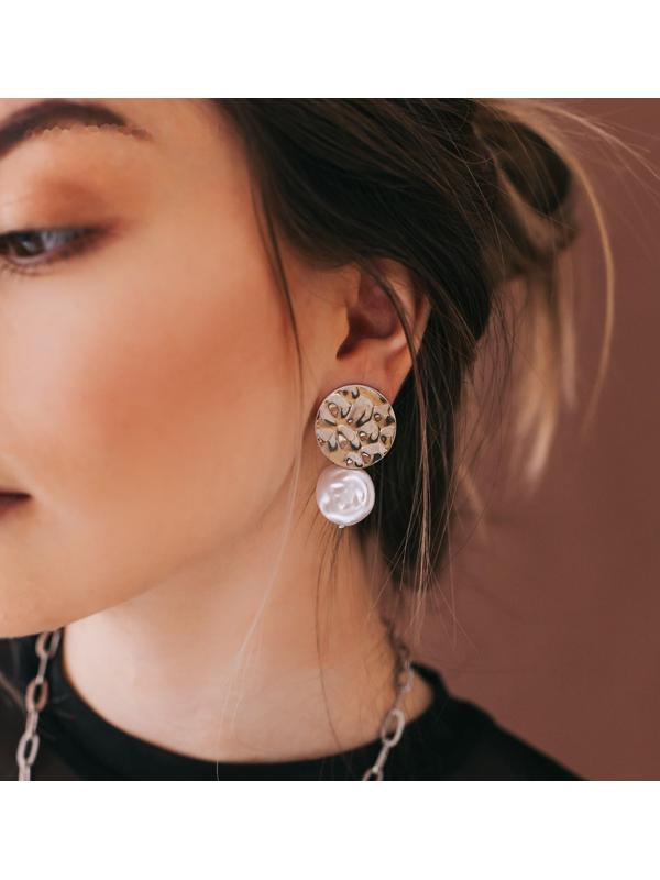 Серьги с жемчугом 