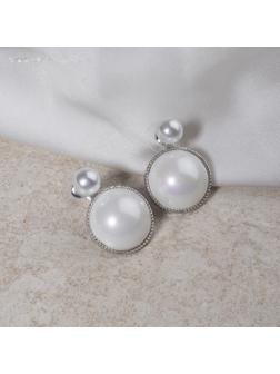 Серьги с жемчугом 