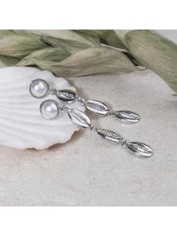 Серьги с жемчугом 