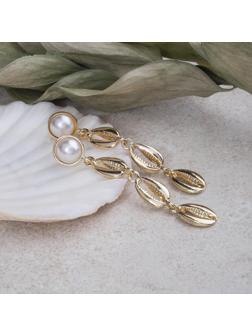 Серьги с жемчугом 