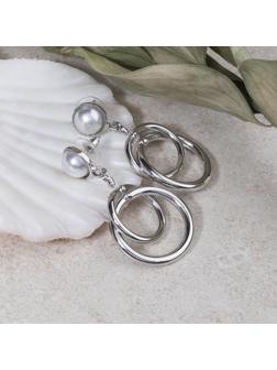 Серьги с жемчугом 