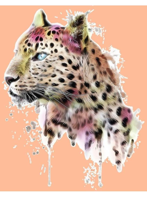 Термотрансфер «Леопард», 19 × 16 см