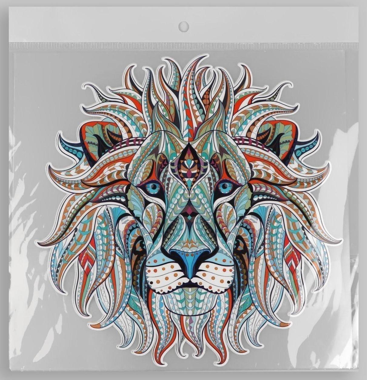 Термотрансфер «Лев», 18,5 × 18,5 см