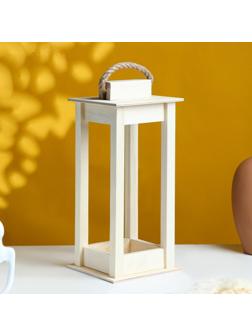 Кашпо деревянное 12×12×30 см 