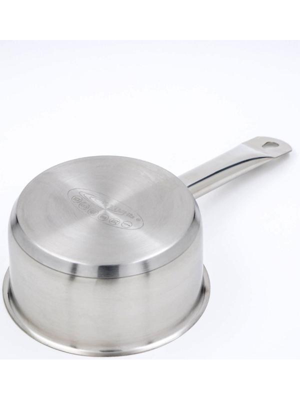 Ковш без крышки «Общепит», 1,5 л, d=16 см, h=8 см, металлическая ручка, с теплораспределительным слоем