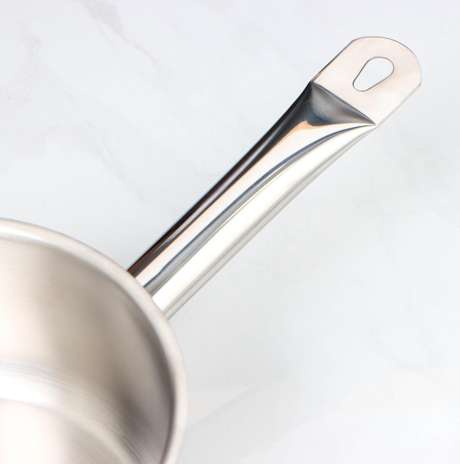 Ковш без крышки «Общепит», 2,1 л, d=18 см, h=9 см, металлическая ручка, с теплораспределительным слоем