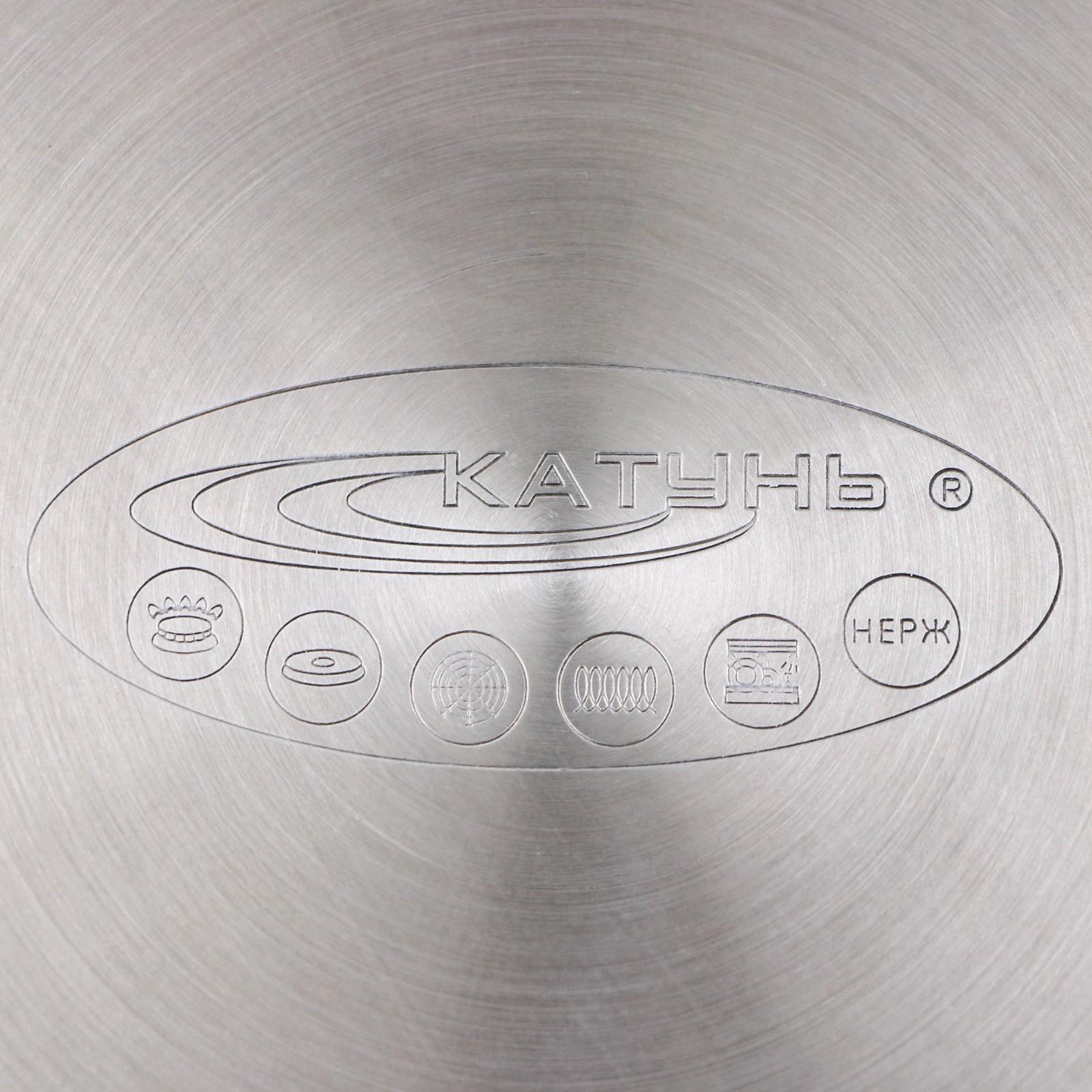 Ковш без крышки «Общепит», 2,1 л, d=18 см, h=9 см, металлическая ручка, с теплораспределительным слоем