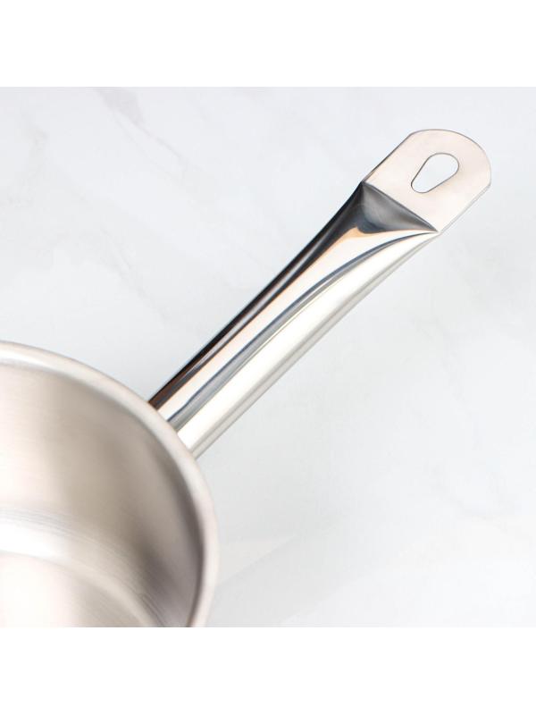 Ковш без крышки «Общепит», 2,1 л, d=18 см, h=9 см, металлическая ручка, с теплораспределительным слоем