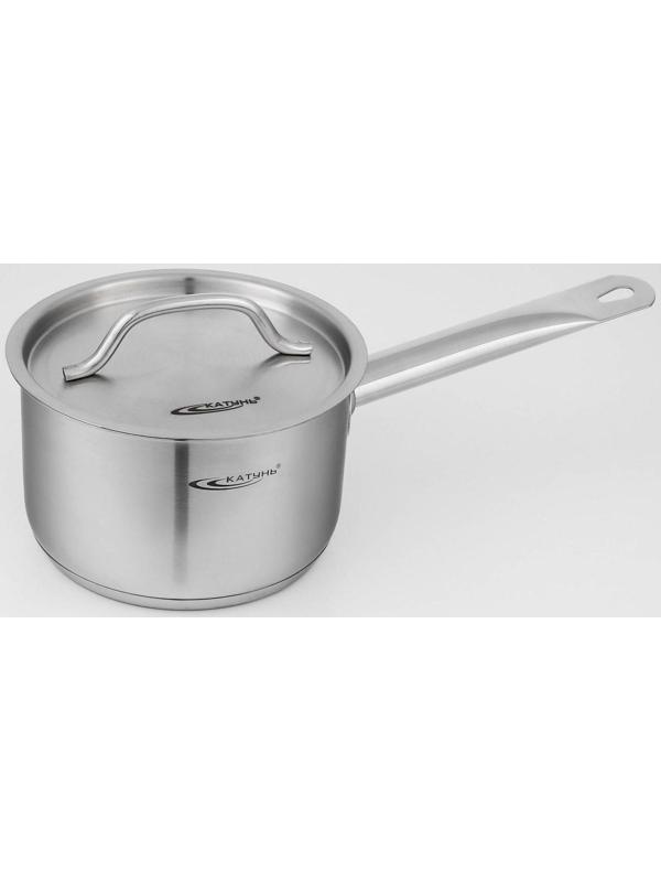 Ковш «Общепит», 1,8 л, d=16 см, h=9 см, металлическая крышка, металлическая ручка, с теплораспределительным слоем