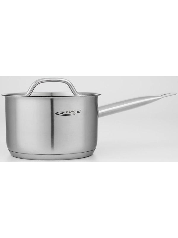 Ковш «Общепит», 1,8 л, d=16 см, h=9 см, металлическая крышка, металлическая ручка, с теплораспределительным слоем