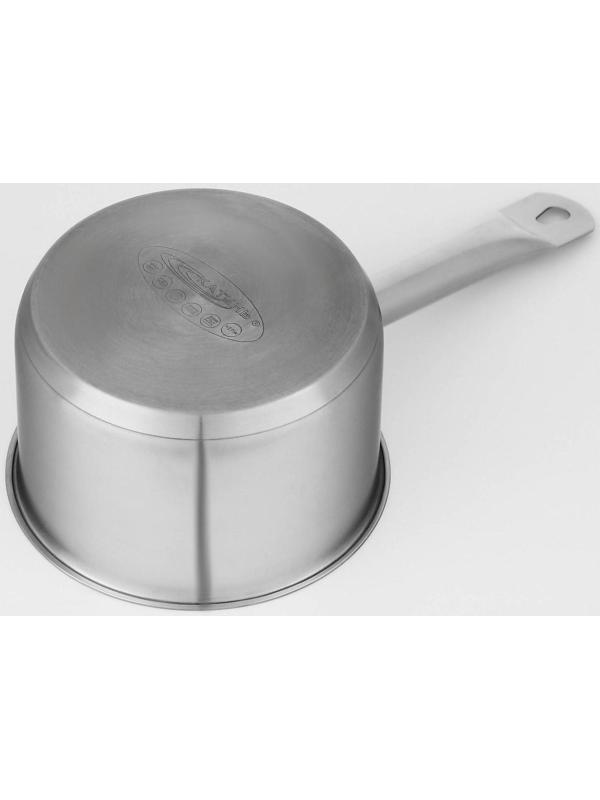 Ковш «Общепит», 1,8 л, d=16 см, h=9 см, металлическая крышка, металлическая ручка, с теплораспределительным слоем