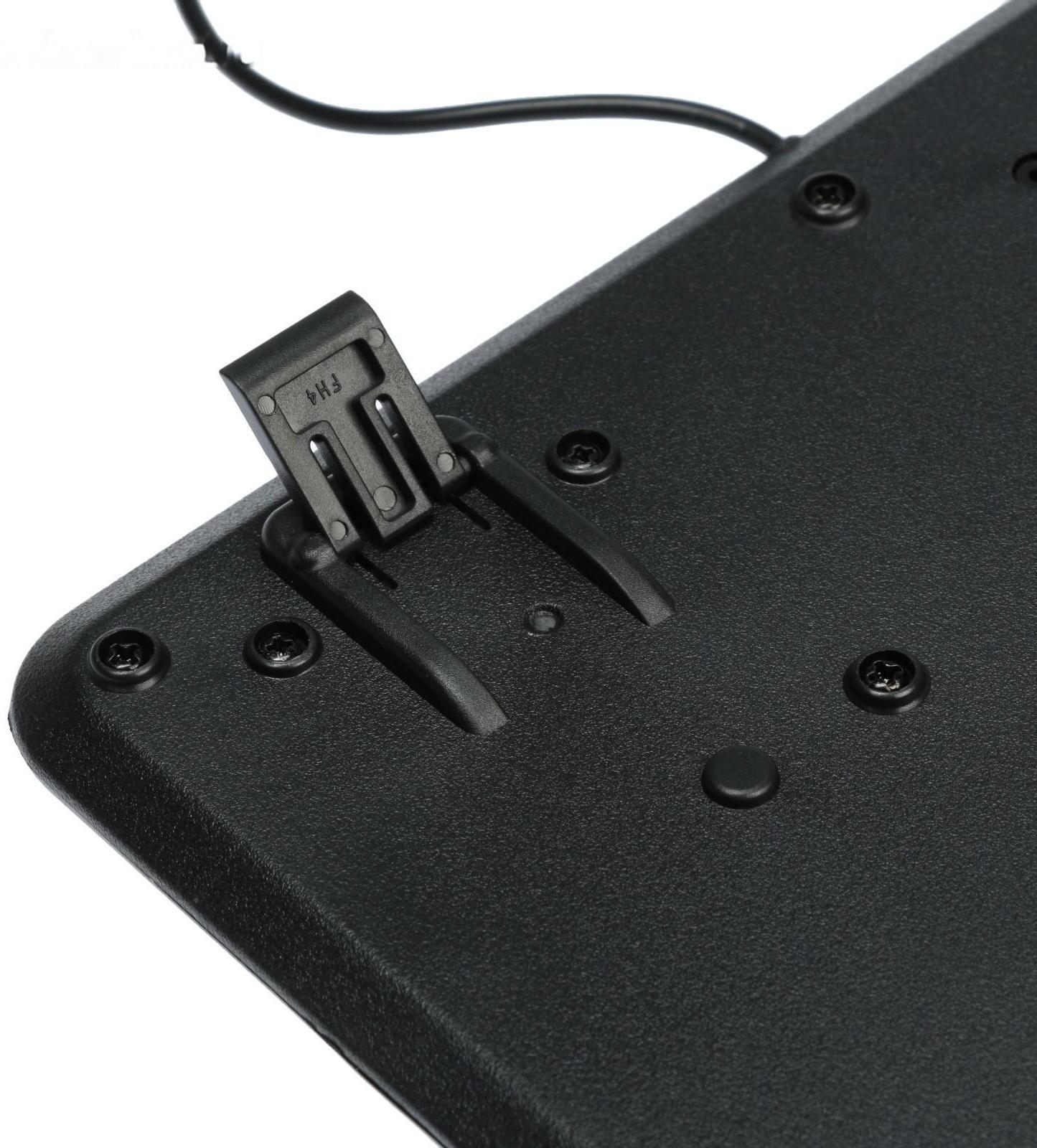 Клавиатура Defender #1 HB-420 RU, проводная, мембранная, 107 клавиш, USB, 1.5 м, черная