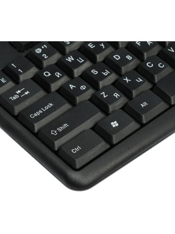 Клавиатура Defender #1 HB-420 RU, проводная, мембранная, 107 клавиш, USB, 1.5 м, черная