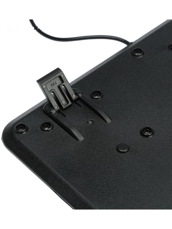Клавиатура Defender #1 HB-420 RU, проводная, мембранная, 107 клавиш, USB, 1.5 м, черная