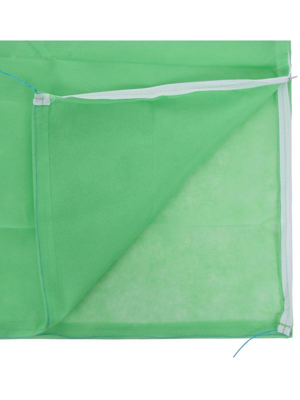 Чехол для растений, прямоугольный на молнии, 160 × 120 см, спанбонд с УФ-стабилизатором, плотность 60 г/м², цвет МИКС