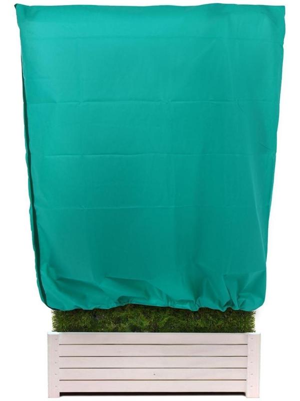 Чехол для растений, прямоугольный на молнии, 200 × 160 см, спанбонд с УФ-стабилизатором, плотность 60 г/м², цвет МИКС