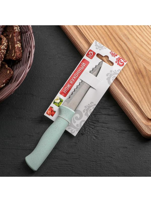 Нож для чистки рыбы Доляна «Ринго», зубчатое лезвие 9 см, цвет МИКС