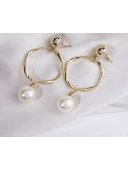 Серьги с жемчугом 