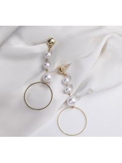 Серьги с жемчугом 