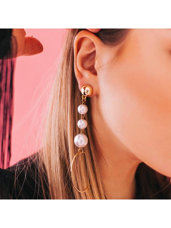 Серьги с жемчугом 