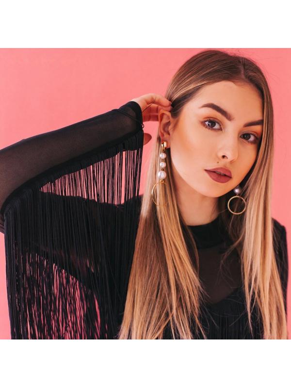 Серьги с жемчугом 