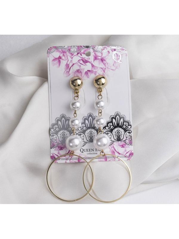 Серьги с жемчугом 