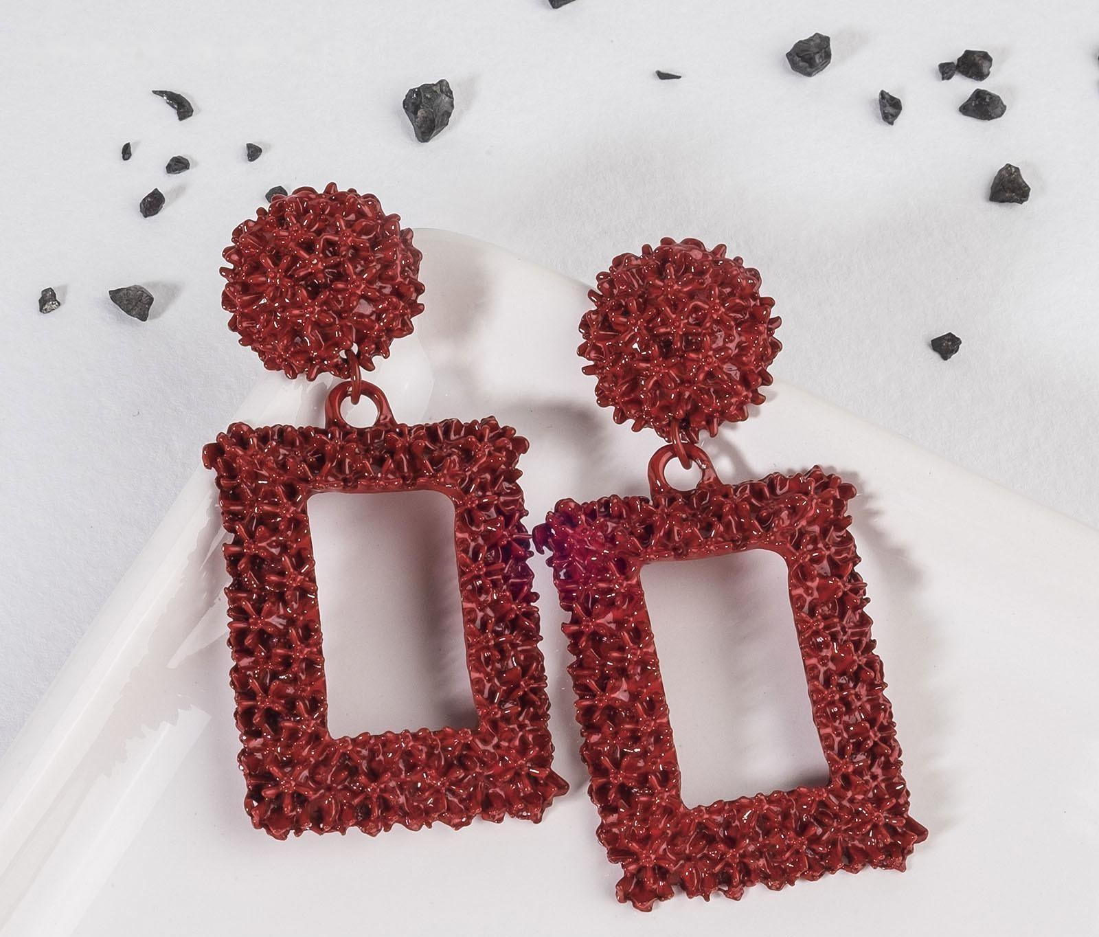 Серьги металл 