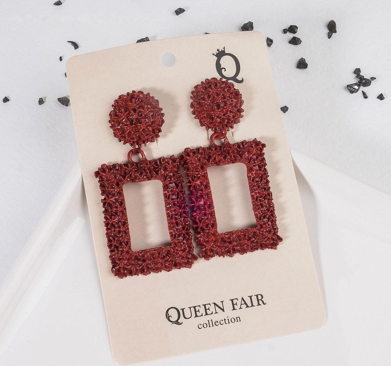 Серьги металл 