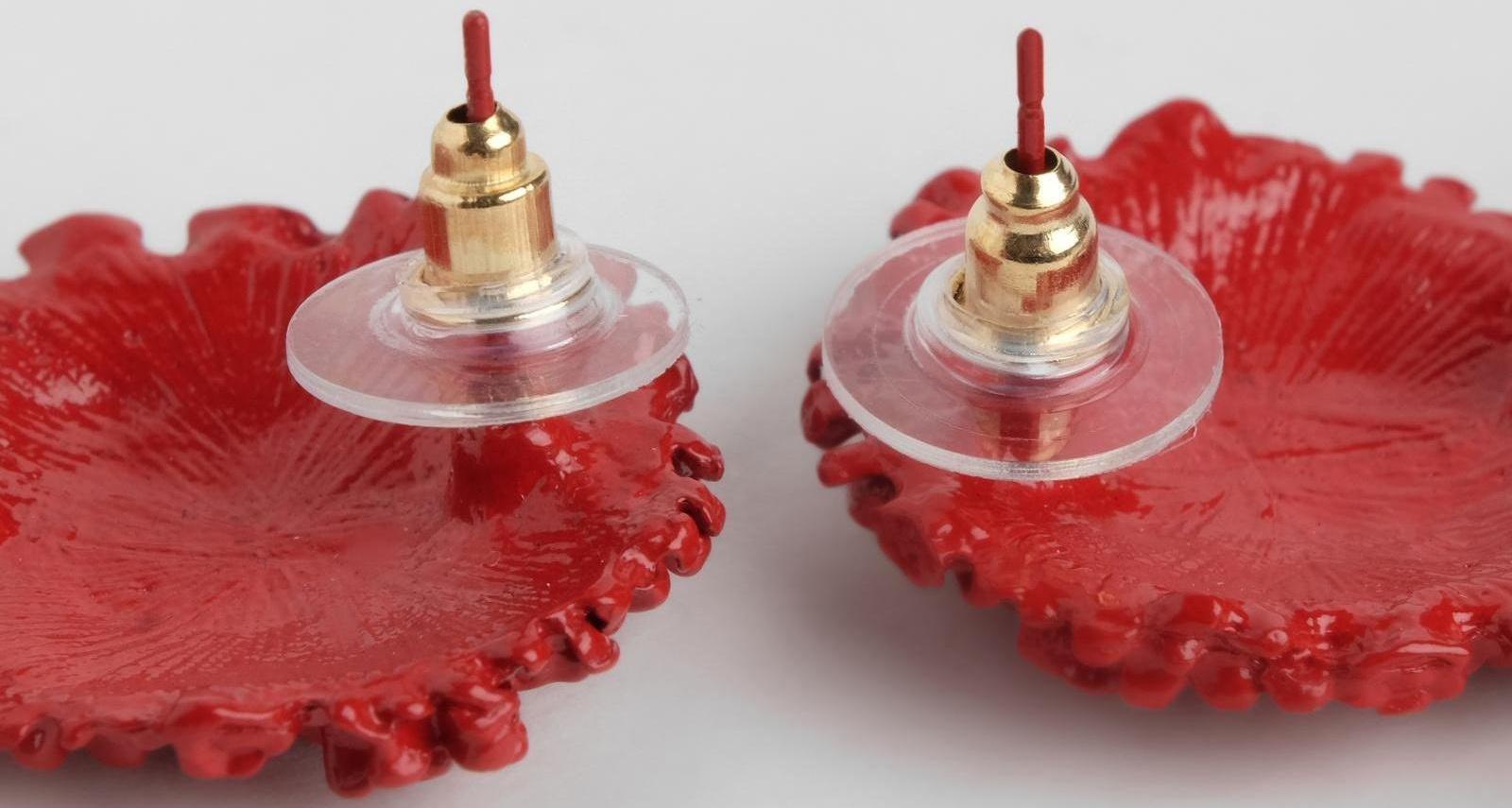 Серьги металл 