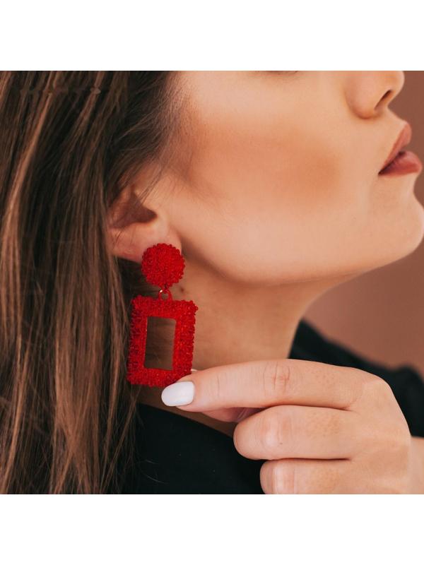 Серьги металл 